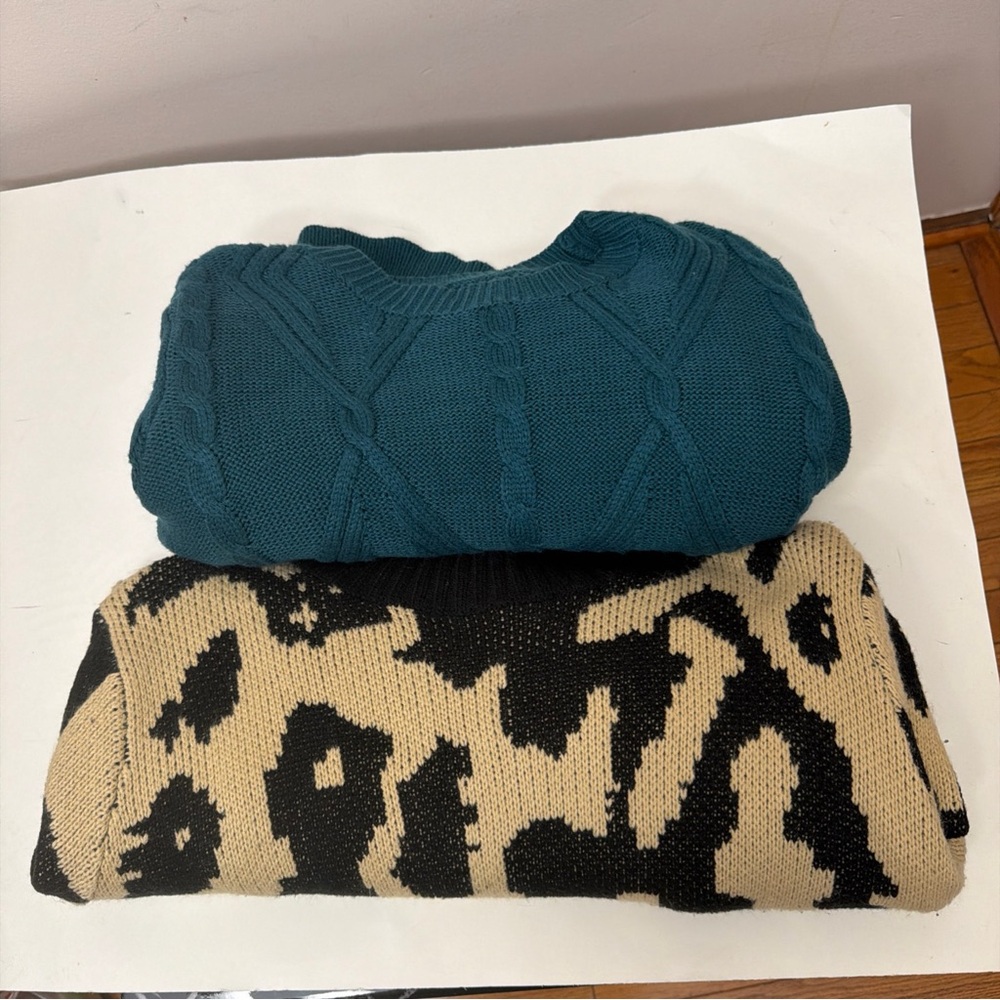 SHEIN sweater dresses size L lot of 2